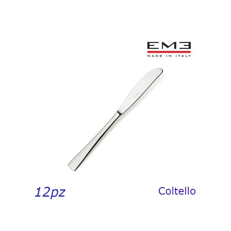 COLTELLO TAVOLA ACCIAIO INOX ALFA 12 Pz