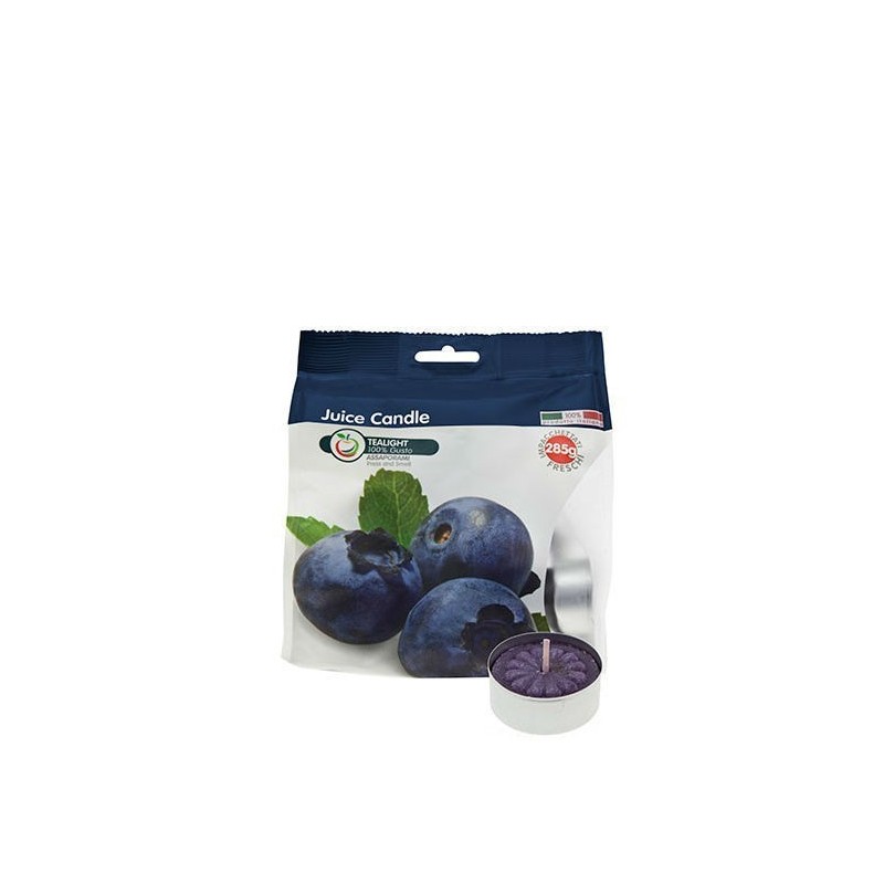 CANDELE TEALIGHT 3,5 ORE 25 Pz MIRTILLO