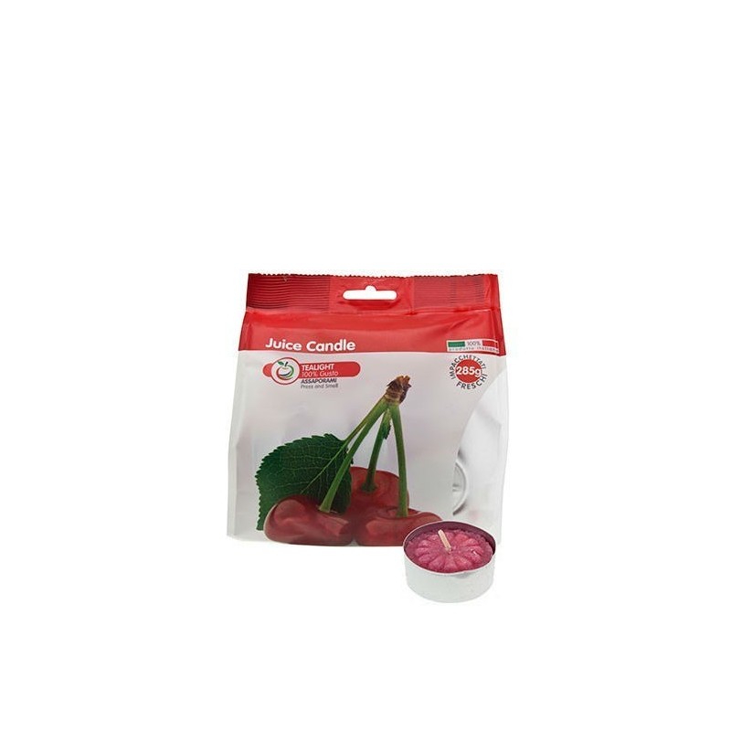 CANDELE TEALIGHT 3,5 ORE 25 Pz CILIEGIA