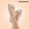 Separa dita rilassante per piedi in gel silicone trasparente