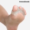 Separa dita rilassante per piedi in gel silicone trasparente