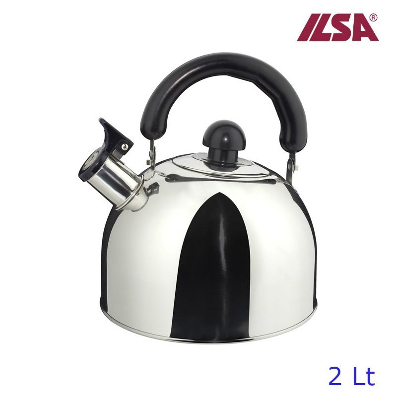 BOLLITORE ACCIAIO INOX CON FISCHIETTO Lt 2
