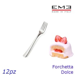 FORCHETTA DOLCE ACCIAIO INOX ALFA 12 Pz
