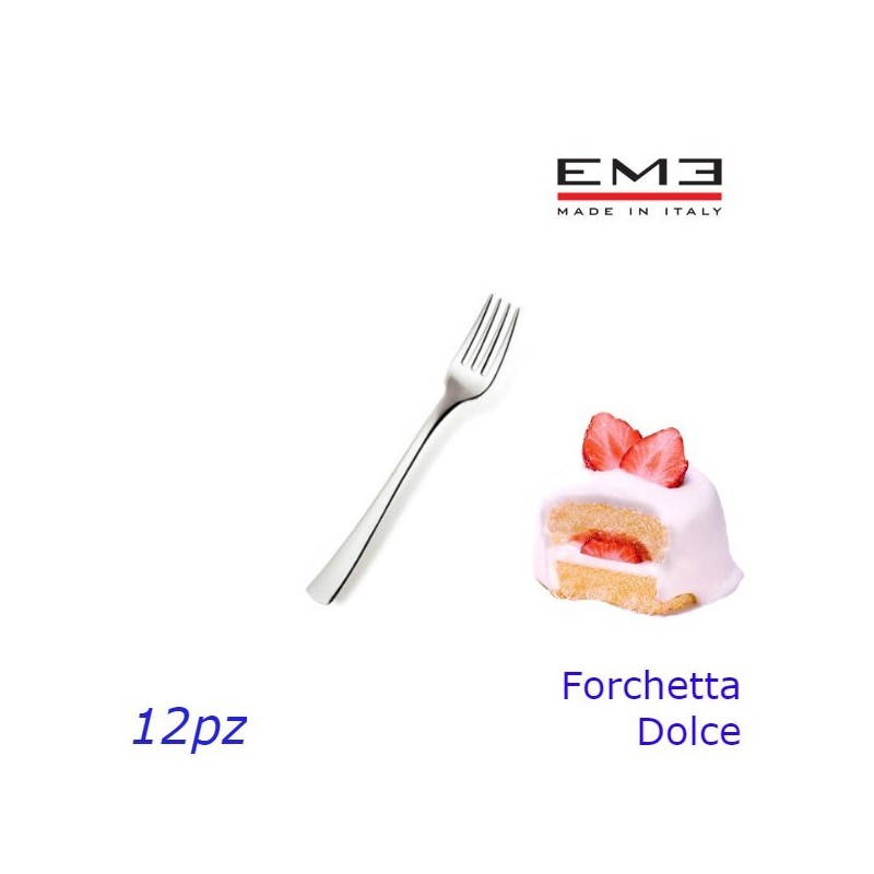 FORCHETTA DOLCE ACCIAIO INOX ALFA 12 Pz