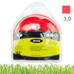 FILO DECESPUGLIATORE TAGLIA ERBA D. 3,0 x 48 Mt QUADRATO