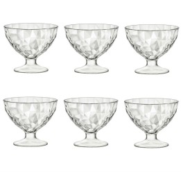 COPPA DESSERT DIAMOND 36 cl TRASPARENTE Pz 6