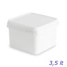 CONTENITORE PER ALIMENTI QUADRATO C/C Lt 3,5