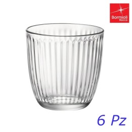 Bormioli Rocco Bicchieri Acqua Line: Set 6 Pezzi in Vetro Trasparente