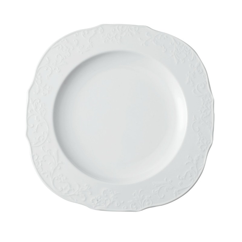 PORTRAIT PIATTO FRUTTA MELAMINA CM 21 BIANCO LATTE
