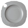 PORTRAIT PIATTO FRUTTA CATERING MELAMINA CM 21 GRIGIO TORTORA