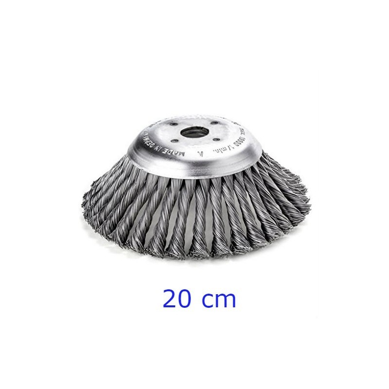 SPAZZOLA INOX ERBACCE DECESPUGLIATORE CM 20