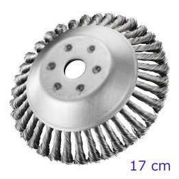SPAZZOLA INOX ERBACCE DECESPUGLIATORE CM 17