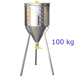 MATURATORE MIELE INOX FONDO CONICO 100 KG