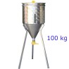 MATURATORE MIELE INOX FONDO CONICO 100 KG