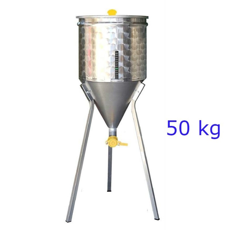 MATURATORE MIELE INOX FONDO CONICO  50 KG