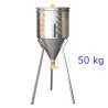 MATURATORE MIELE INOX FONDO CONICO  50 KG