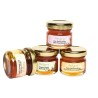 24 Barattoli vasetti vetro per monodose miele 40 ml con tappo