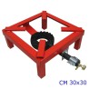 FORNELLONE A GAS QUADRATO CM 30x30 BRUCIA PIU' PALUMBO