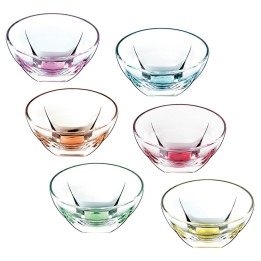 COPPETTA VETRO RCR FUSION COLOUR 6 Pz