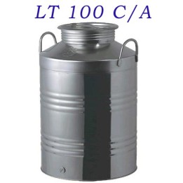 BIDONE OLIO INOX 4F LT 100 C/A