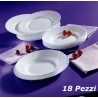 SERVIZIO PIATTI DA TAVOLA ARCOPALL CADIX Pz 18 PER 6 PERSONE