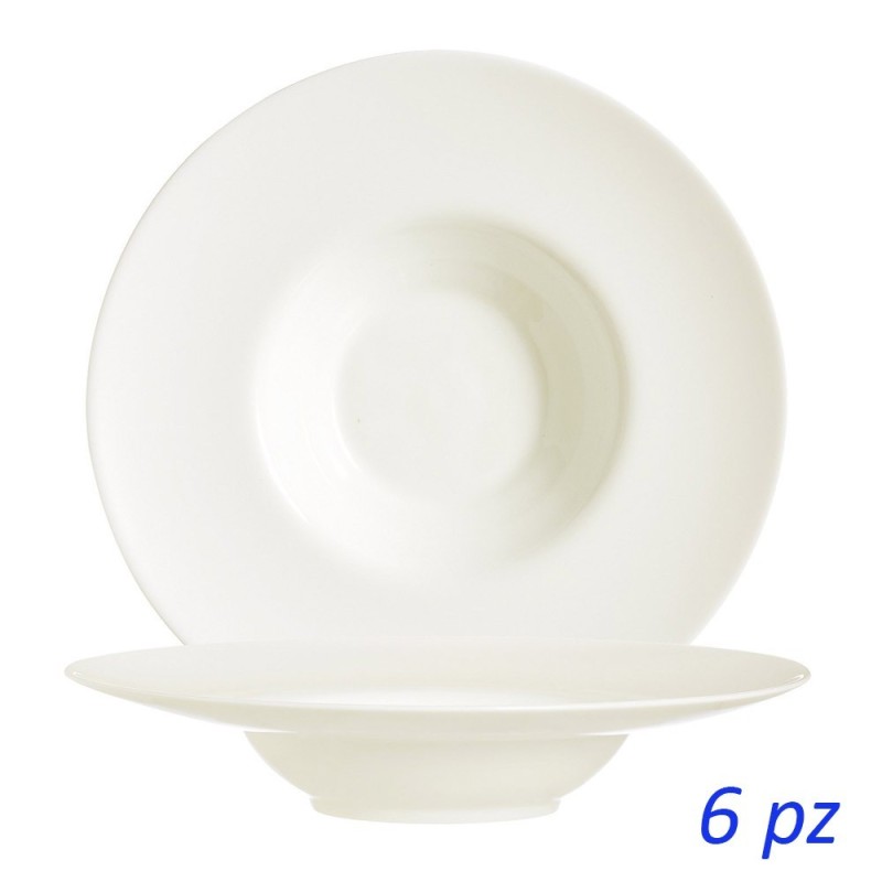 6 pz Piatti per risotto mod. intensity in Zenix cm 29 Luminarc