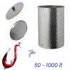 serbatoio contenitore inox per vino da 50 litri