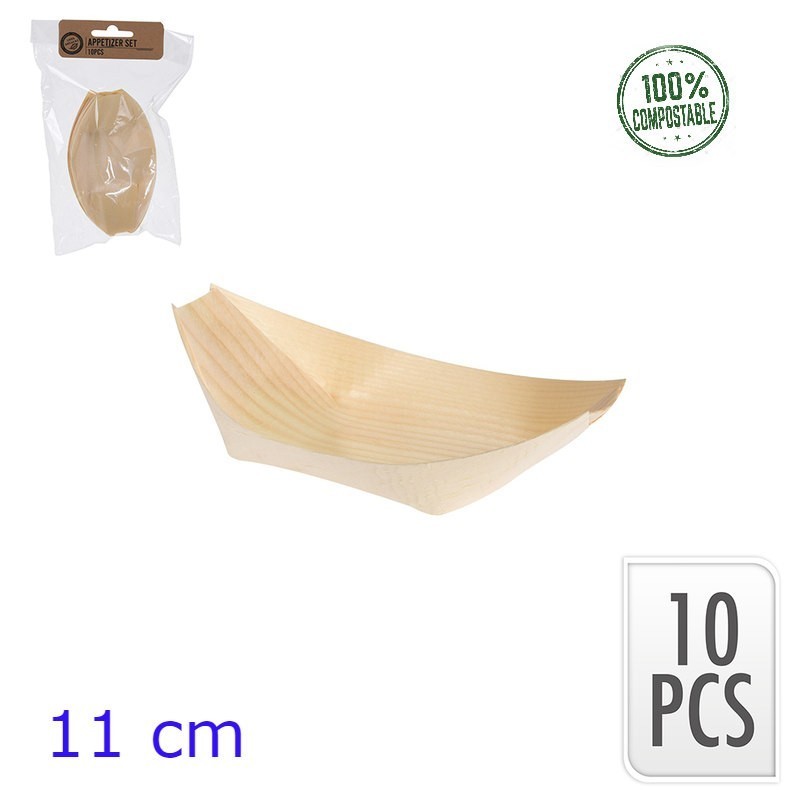 BARCHETTE IN FOGLIA DI PINO CM 11 CONF 10 Pz