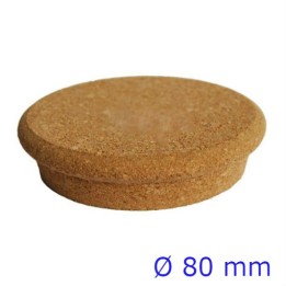 Tappo Sughero a Fungo Ø 80 mm per Barattoli | Ragstore