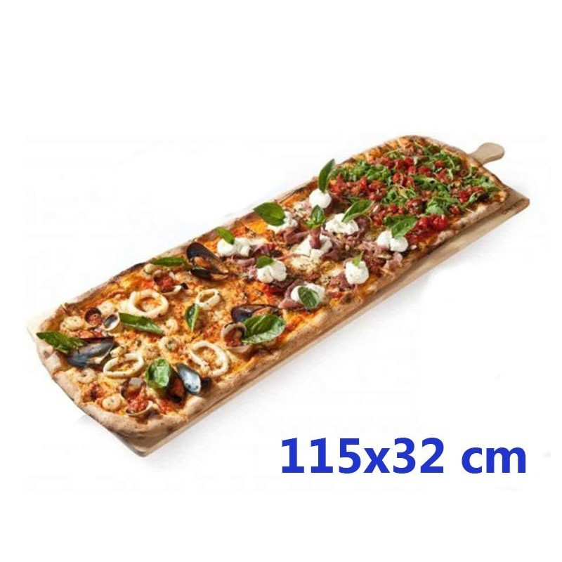 TAGLIERE LEGNO RETTANGOLARE PER PIZZA CM 115x32