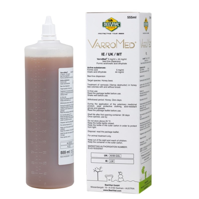 VarroMed Trattamento Antivarroa (555 ml) - Apicoltura bio