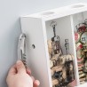 QUADRO PER TAPPI BOTTIGLIE VINO E BIRRA CM 23x22 CON CAVATAPPI