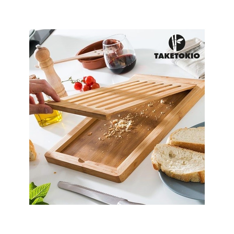 TAGLIERE PANE LEGNO BAMBOO CM 38x24