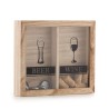 QUADRO PER TAPPI BOTTIGLIE VINO E BIRRA CM 25x21