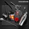 SET DA COCKTAIL STARTER KIT PER BARMAN 6 Pz CON RICETTARIO