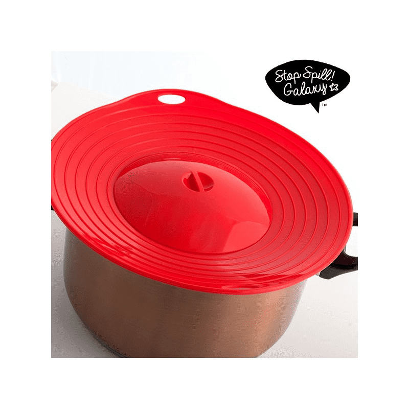 COPERCHIO SILICONE UNIVERSALE ANTISCHIZZI STOP SPILL
