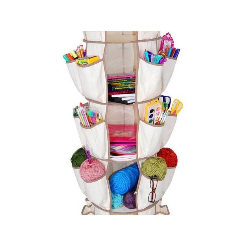 PORTA SCARPE ORGANIZER CONTENITORE ROTANTE 35 POSTI