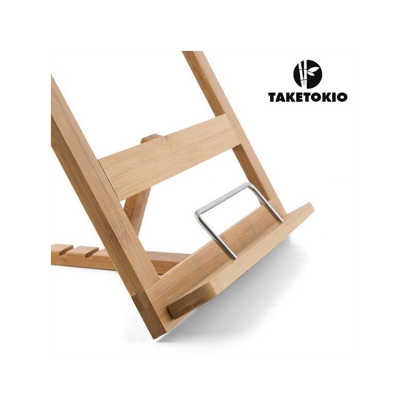 LEGGIO DA TAVOLO IN LEGNO DI BAMBOO CM 32x24 REGOLABILE