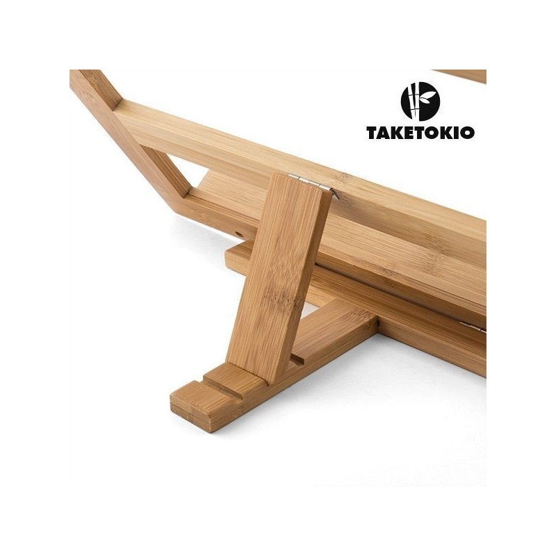 LEGGIO DA TAVOLO IN LEGNO DI BAMBOO CM 32x24 REGOLABILE