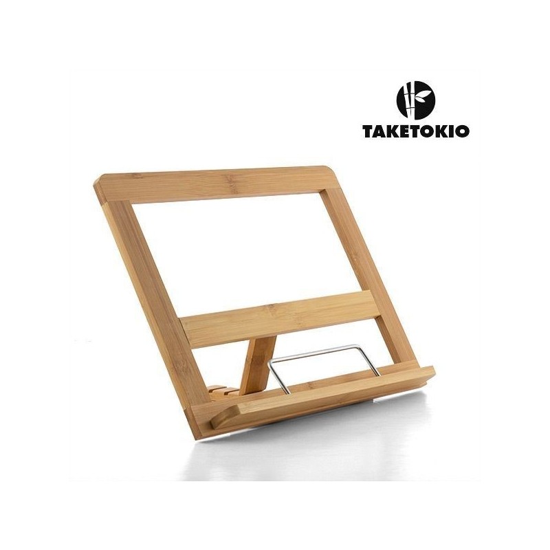 LEGGIO DA TAVOLO IN LEGNO DI BAMBOO CM 32x24 REGOLABILE