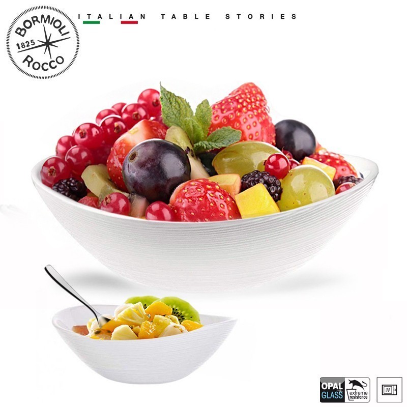 Set Macedonia 7 Pezzi Vetro Opale Prometeo | RagStore