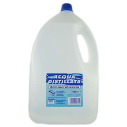 Acqua distillata 4 lt per ferro da stiro e vaporetto