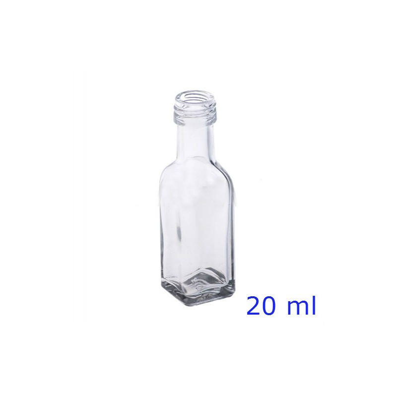 BOTTIGLIA MARASKA   20 ml TRASPARENTE CON TAPPO