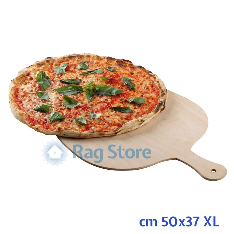 Pala tagliere per pizza realizzata in legno di betulla modello XL
