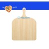 Paletta servi pizza in legno con manico cm 41 x 30