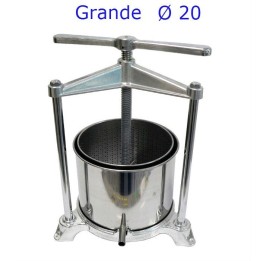 TORCHIETTO PREMITUTTO ALLUMINIO/ACCIAIO GRANDE CM 20 PALUMBO