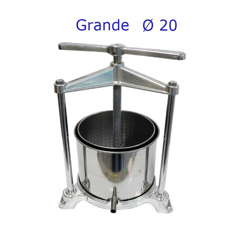 TORCHIETTO PREMITUTTO ALLUMINIO/ACCIAIO GRANDE CM 20 PALUMBO