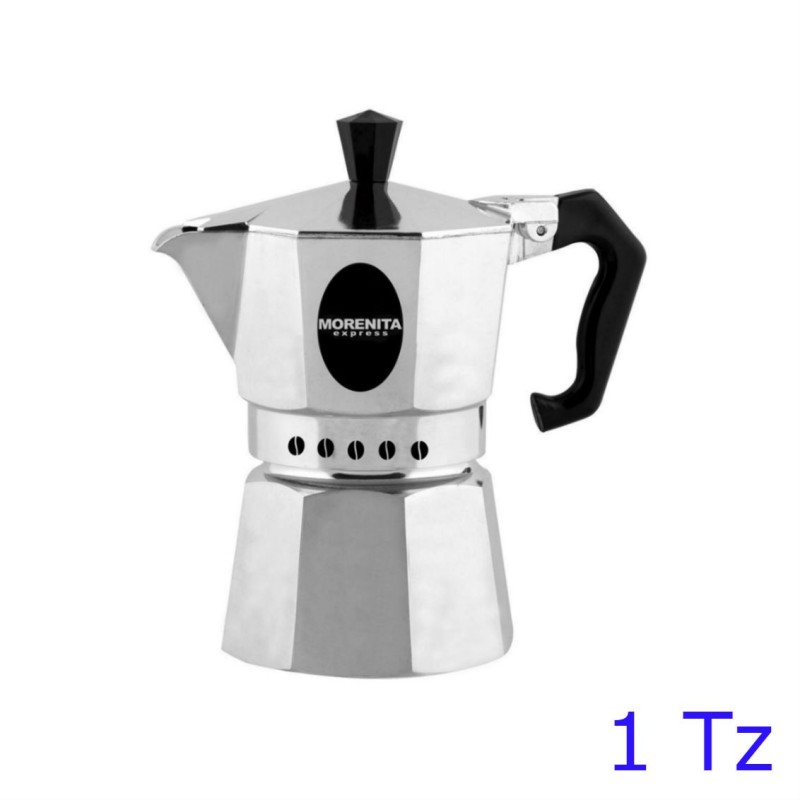 CAFFETTIERA MOKA ALLUMINIO MORENITA 1 Tz
