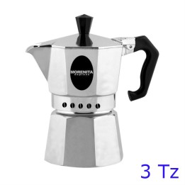 CAFFETTIERA MOKA ALLUMINIO MORENITA 3 Tz