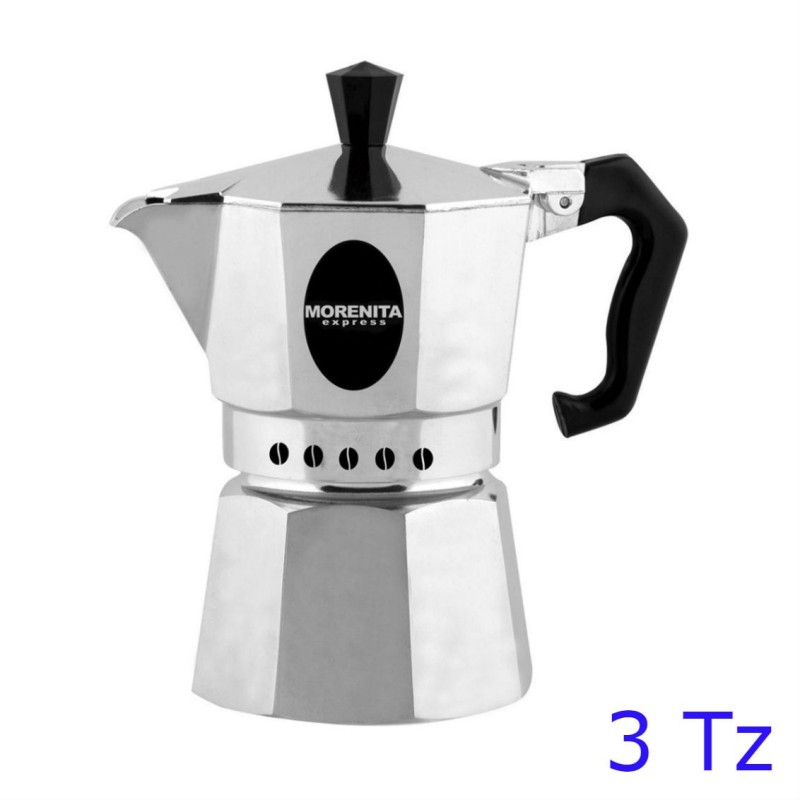 CAFFETTIERA MOKA ALLUMINIO MORENITA 3 Tz